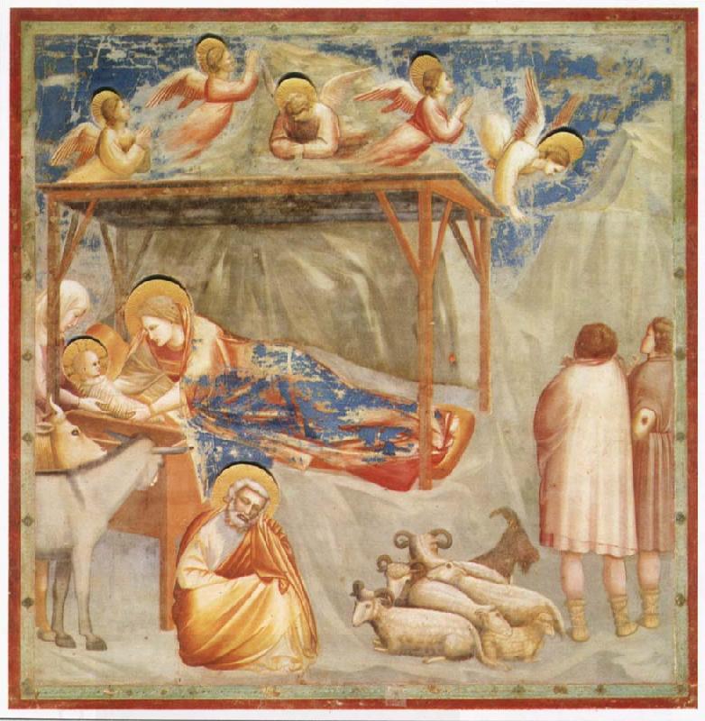 GIOTTO di Bondone Birth of Christ oil painting picture